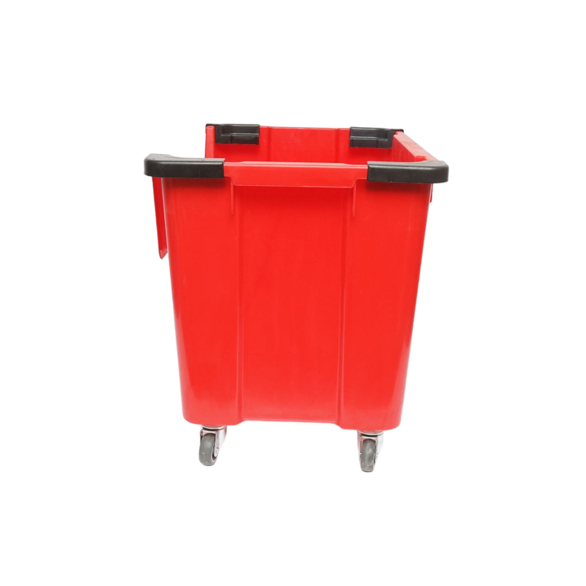 Műanyag tárolódoboz kerekekkel 545x345x395mm piros