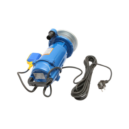 Szennyvízszivattyú, merülő vízelvezető úszóval 550W, 133L/min, 20m mélység, 220V, QDX1.5-25-0.55F Breckner Germany