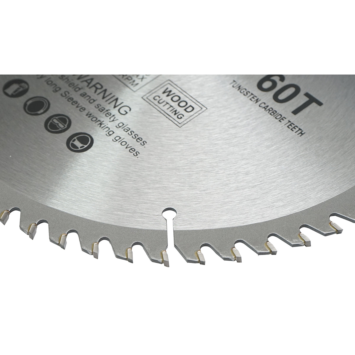 Crownman 230x25,4mm-es körkörös tárcsa fához, max. fordulatszám 6600rpm, 60 fogazat