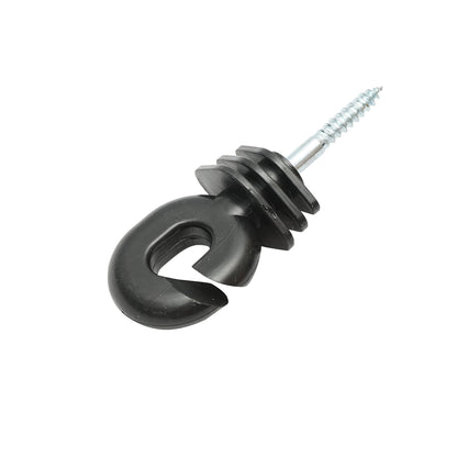 Kompakt szigetelő fekete fekete fekete 5.9mm 111x40mm elektromos kerítés Mezofarm
