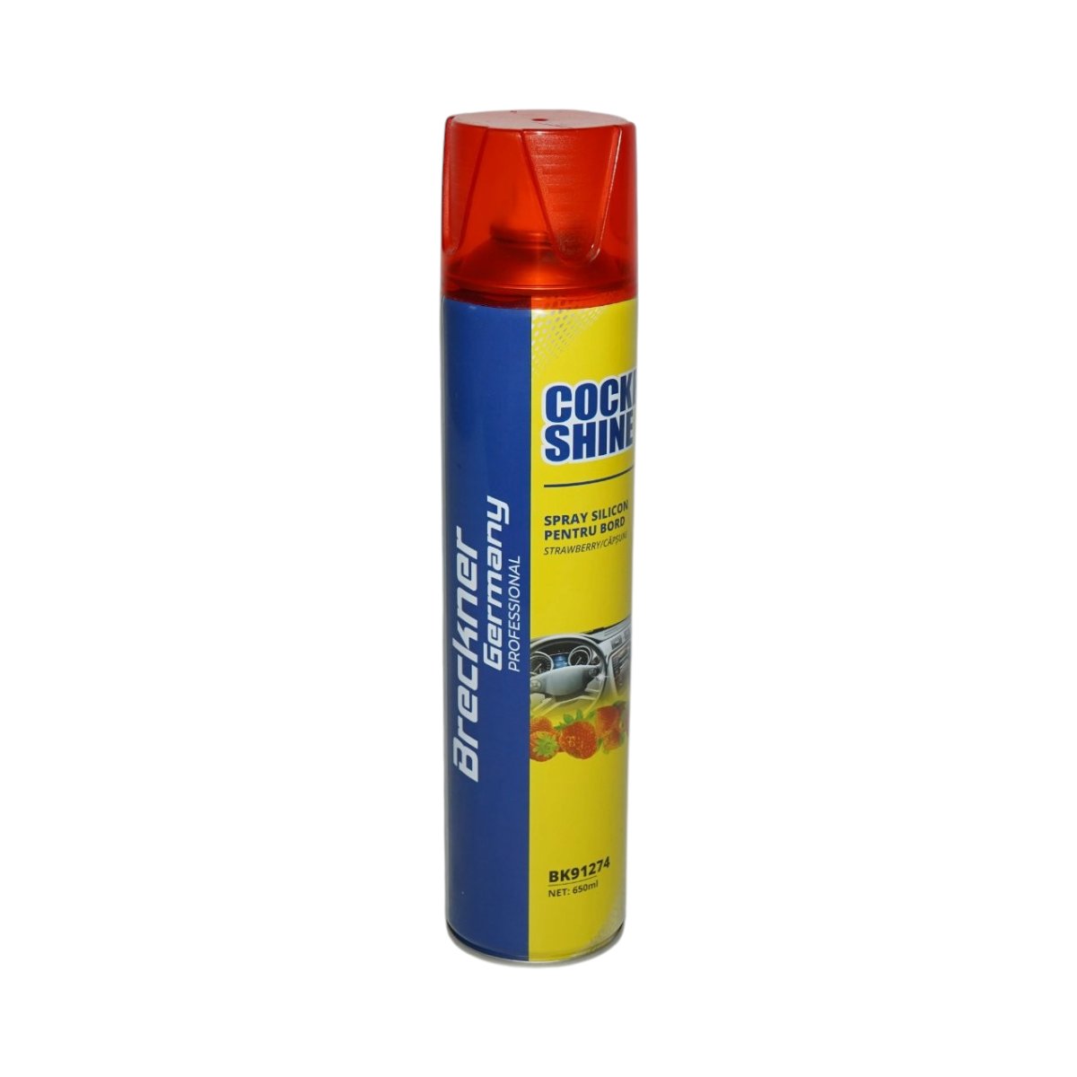 Szilikon műszerfal spray antisztatikus eper illattal 650ml Breckner Germany