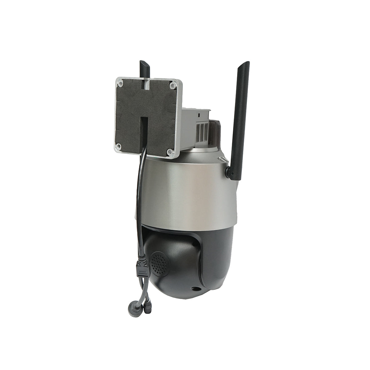 6MP kettős objektíves megfigyelő kamera, P2P WIFI 2.4G 1080P, PTZ mozgásérzékelővel, szirénával, emberérzékeléssel és V380 Pro alkalmazással.
