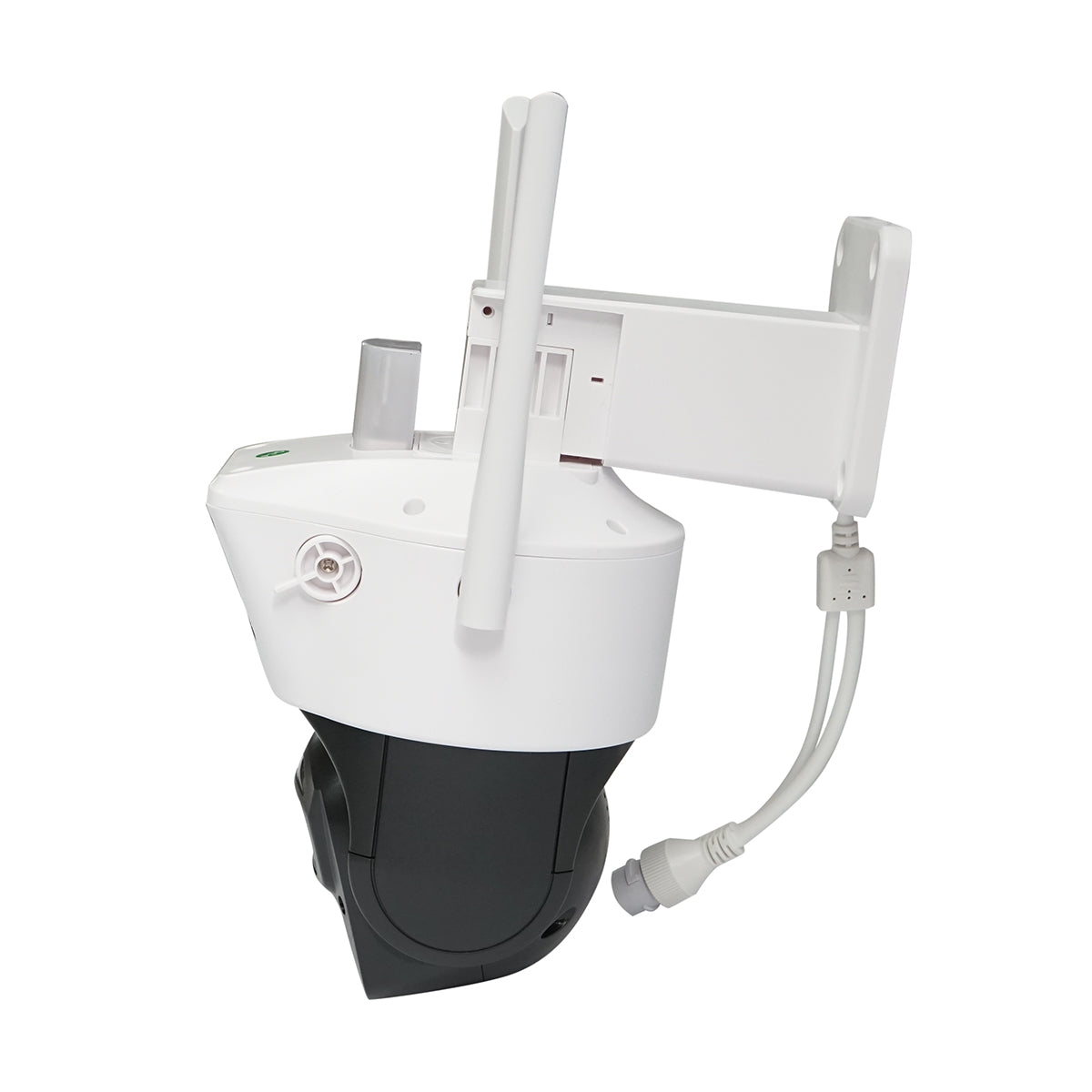 6 MP-os kettős lencsés megfigyelő kamera, WIFI P2P, 360 PTZ forgatás mozgásérzékelővel, sziréna, emberfelismerés, Google Assistant és iCSee alkalmazás
