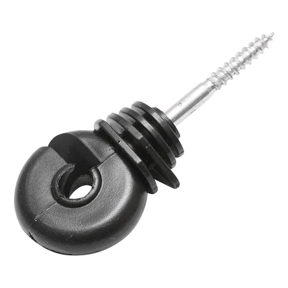 Kompakt szigetelő fekete fekete fekete 5.4mm 87x37mm elektromos kerítés Mezofarm