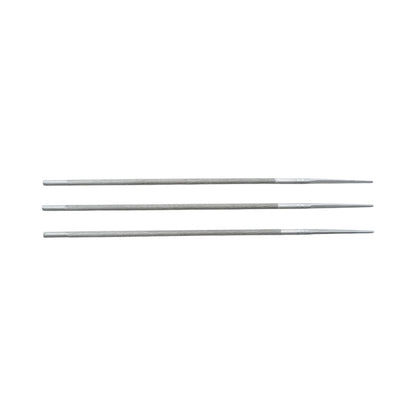 3 darabos hegyes kerek reszelő lánc fűrészhez 4.8x200mm 3/16 inch
