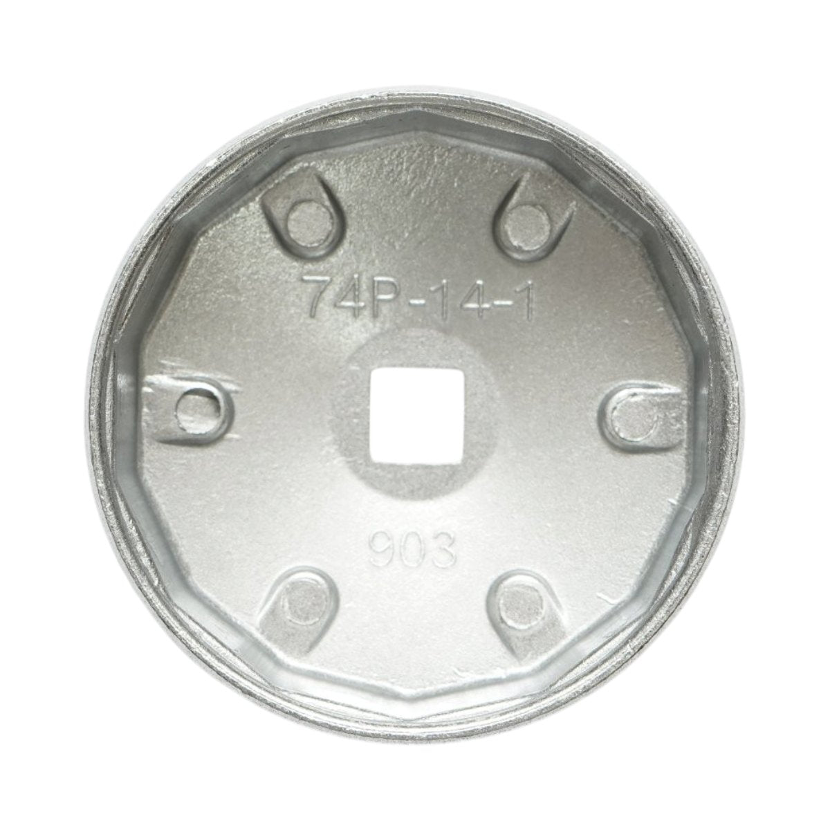 Breckner Germany 74 mm × 14 lapos csésze típusú olajszűrőkulcs, 1/2”
