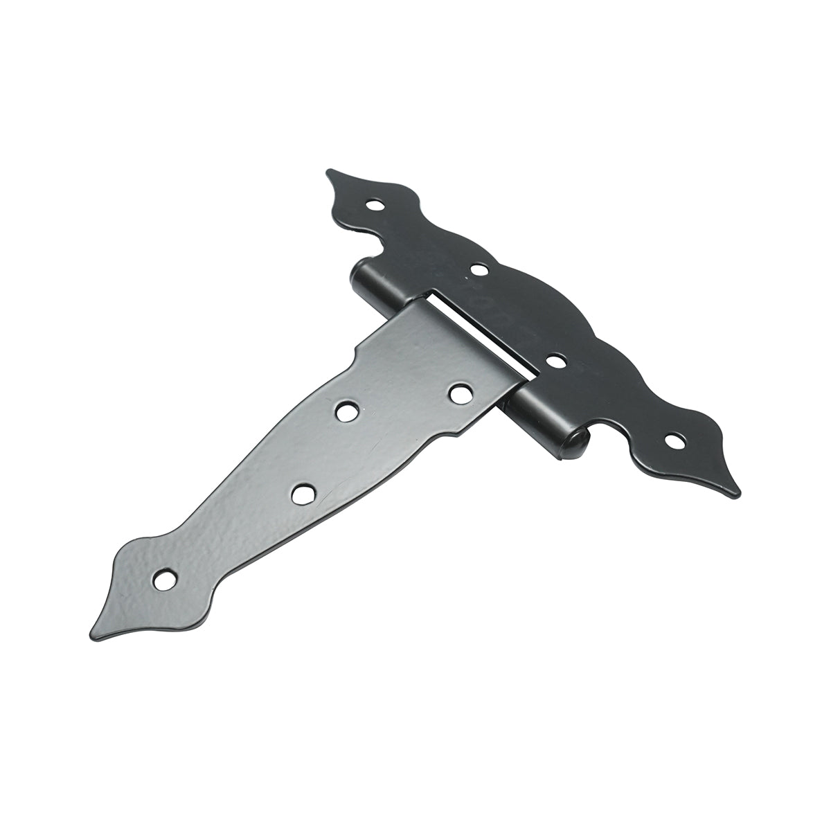 Dekoratív fekete zsanér T6, 160mm