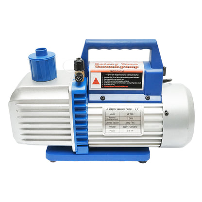 Vákuumszivattyú, vákuum 220V, 3/4 HP hűtőberendezésekhez 170l/min