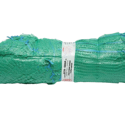 Raschel típusú hálós zsák 500x800mm zöldségekhez 40Kg sötétzöld