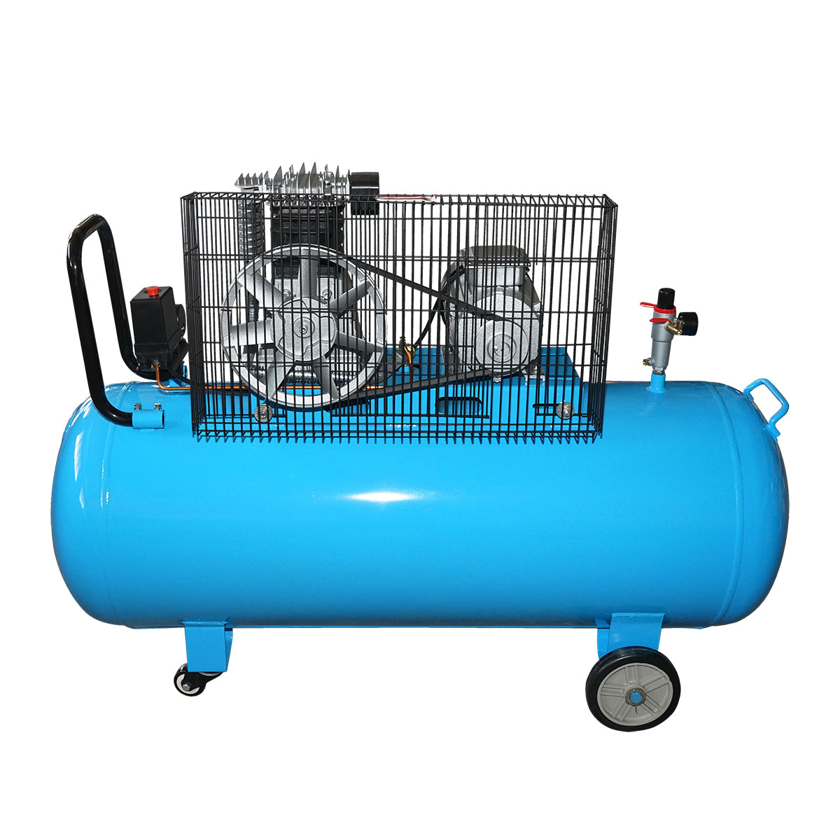 Légkompresszor 380V, 200L, teljesítmény 2,2kW/3CP maximális nyomás 8 Bar, áramlás 250L/min Breckner Germany