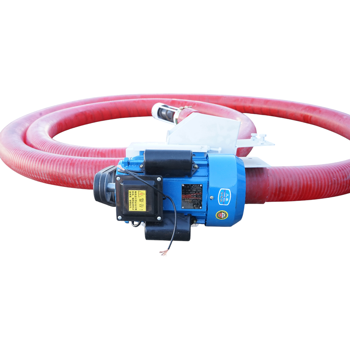 Rugalmas gabonaszárító 220V, 4500W hordozható 10m-es tömlővel, átmérő 120mm, fordulatszám 1400 rpm