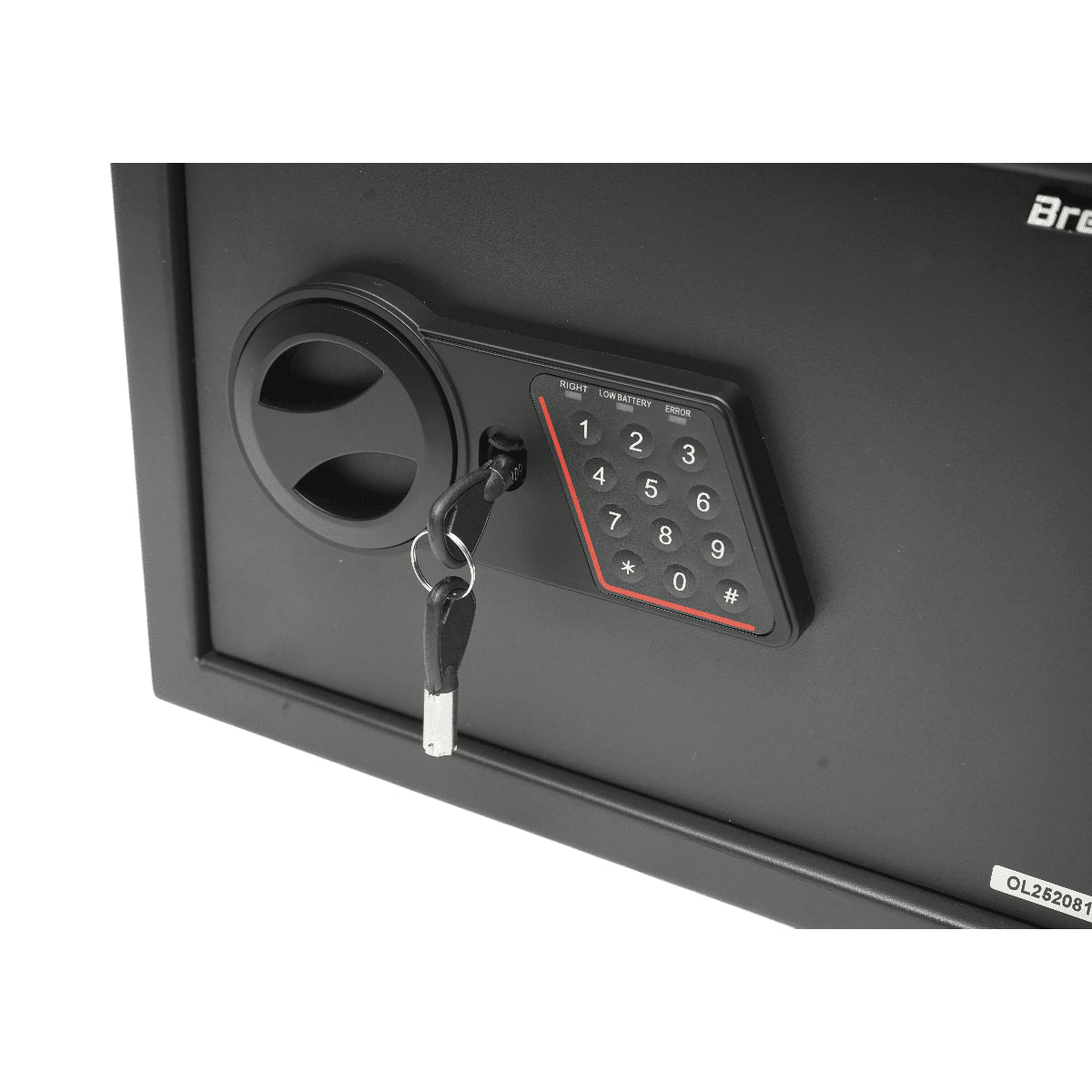 Bútorszekrény széf elektronikus zárral és 2 kulccsal 350x250x250mm Breckner Germany