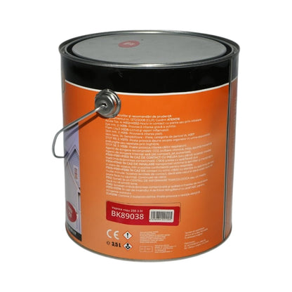 Rozsdagátló zománc festék 3 in 1 piros 250 oldószerbázis 3.5L, közvetlenül a rozsdára, beltéri és kültéri Breckner Germany