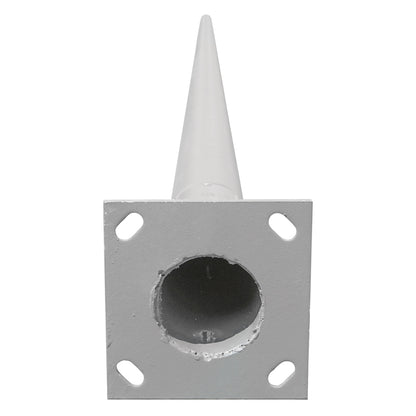 6m-es kúpos oszlop vízszintes karral közvilágításhoz