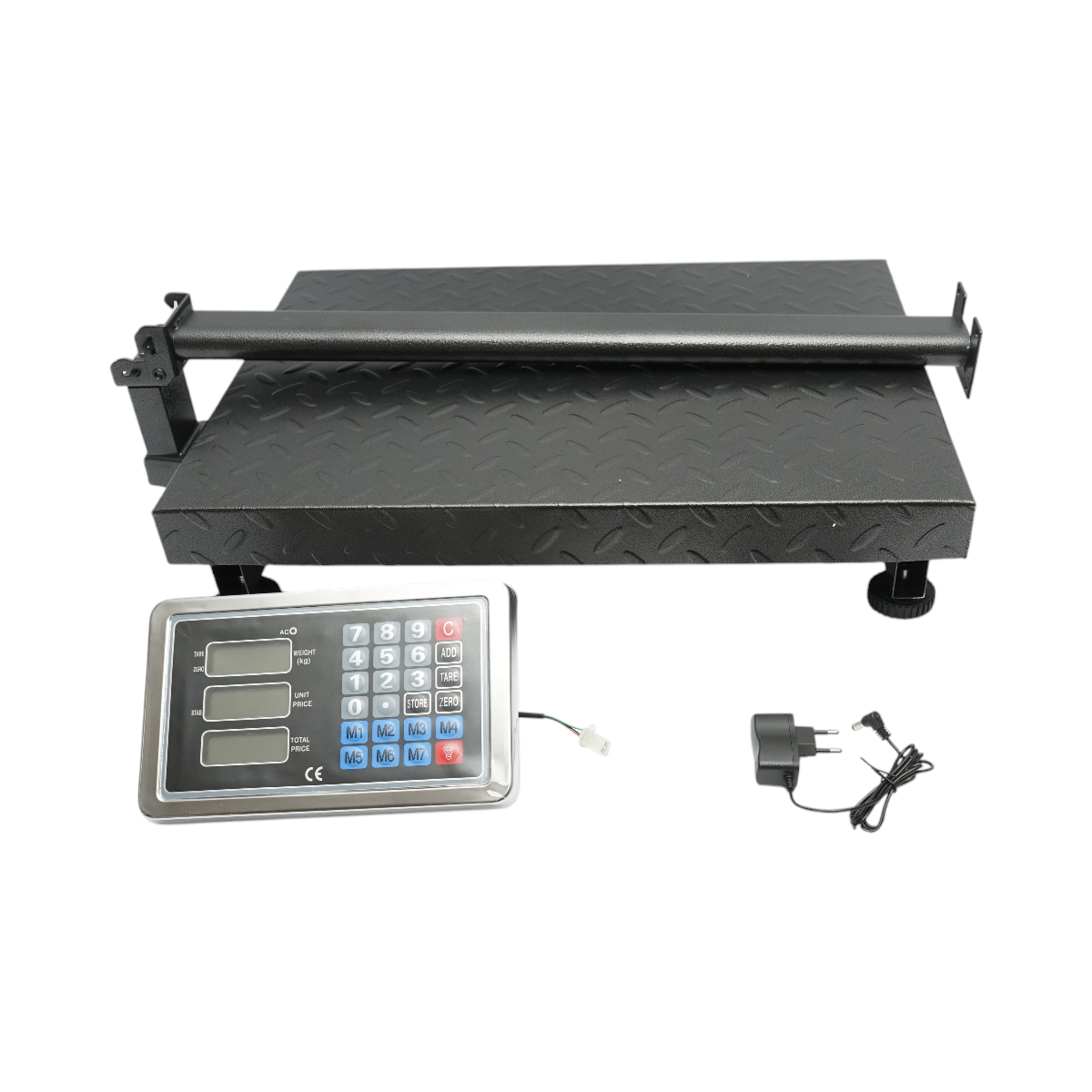 Elektronikus platformos padlómérleg 700 kg, összecsukható karral Breckner Germany