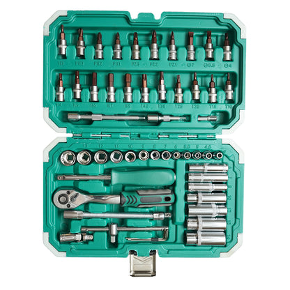 Húzócsavarkulcs, hatlapos, torx, racsnival 53 db Breckner Germany