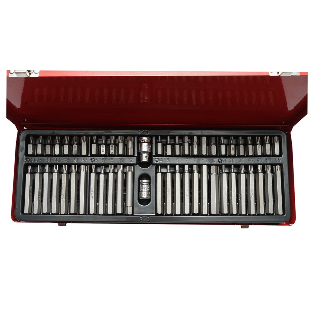 54 darabos készlet imbus, torx, hexa és csavarkulcsos bitek Breckner Germany