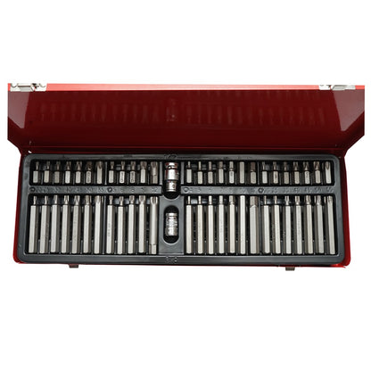 54 darabos készlet imbus, torx, hexa és csavarkulcsos bitek Breckner Germany