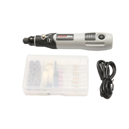 Mini egyenes köszörű 4,2V 600mAh akkumulátorral, 15000rpm 40 Joustmax tartozékkal