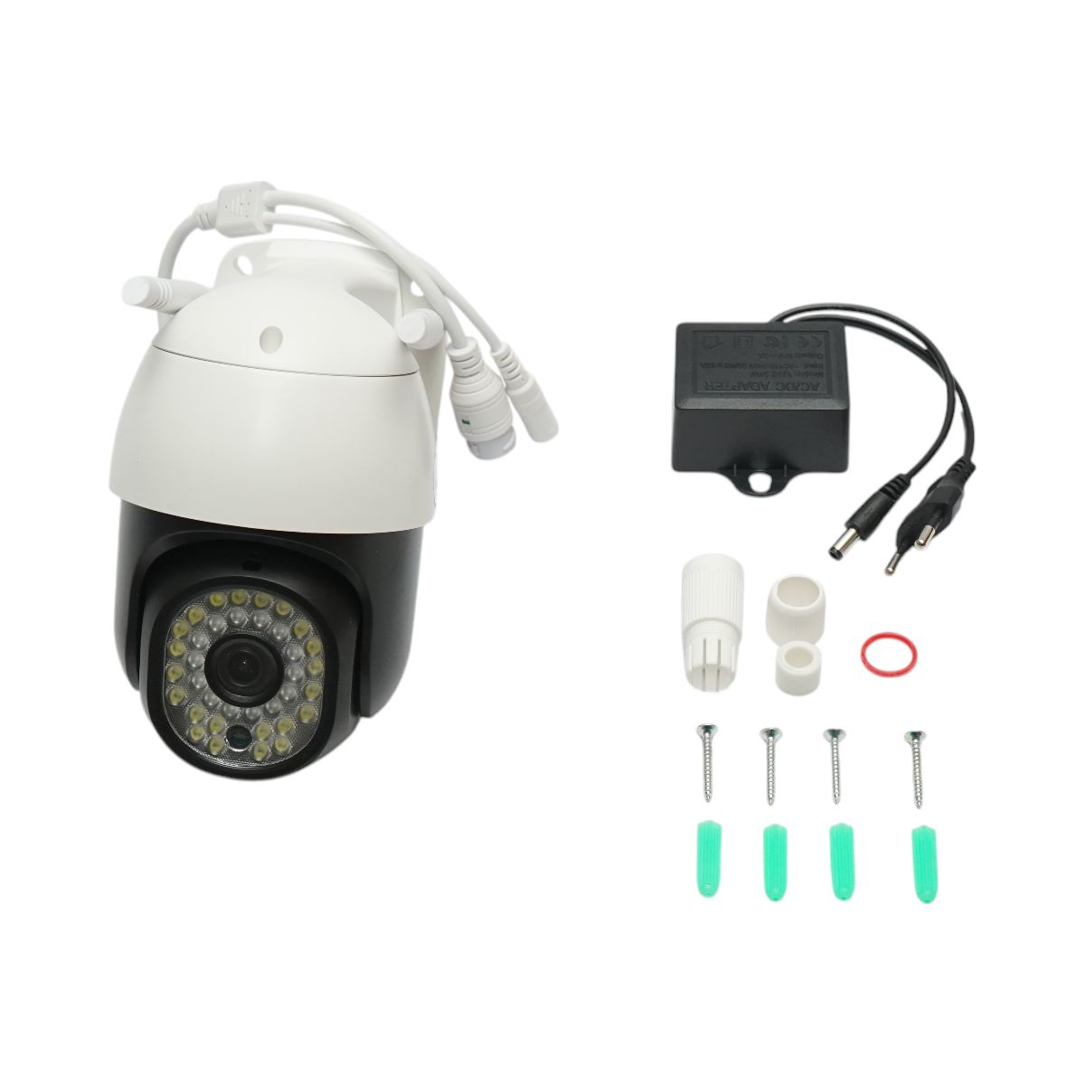 P2P WIFI és 4G 3MP 3MP intelligens megfigyelő kamera, mozgásérzékelő, emberérzékelés, éjjellátó, 355 fokban forgatható PTZ, V380 Pro alkalmazás.
