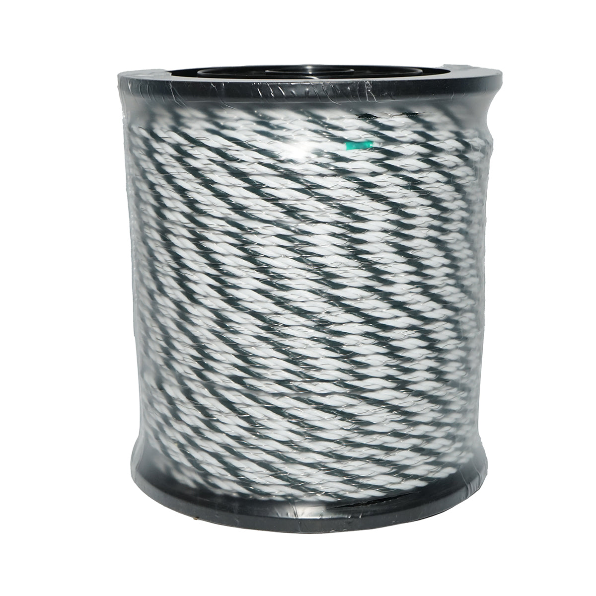 Tekercs fekete-fehér huzal fi 6mm, 6x0.3mm SS rozsdamentes, 1.95 Ohm/m 200m elektromos kerítés Breckner Germany