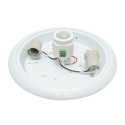 LED mennyezeti lámpa 2x40W 2x40W, E27, 220V, 360 fokos, szürkületi mozgásérzékelővel 300x105mm Breckner Germany