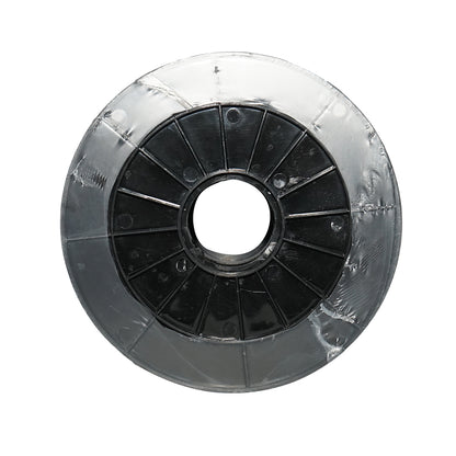 Elasztikus fehér-fekete rugalmas huzal tekercs fi 7mm, 3x0.3mm SS rozsdamentes acél, 4.5 Ohm/m 25m elektromos kerítés Breckner Germany