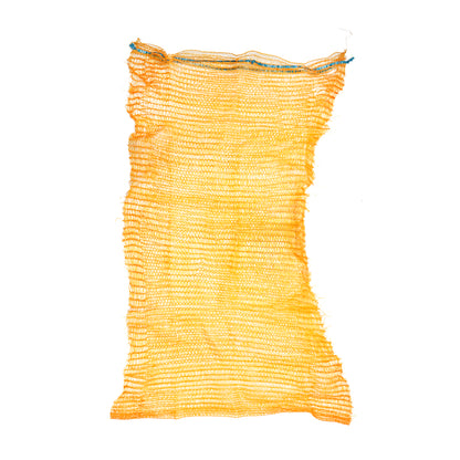 Raschel hálós zsák 500x800mm zöldségekhez 40kg sárga színben