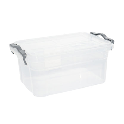 3L tárolódoboz átlátszó műanyag fedéllel 170x255x110mm Breckner Germany
