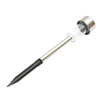 Napelemes LED lámpa rozsdamentes acélból, 6500K, magasság 30cm