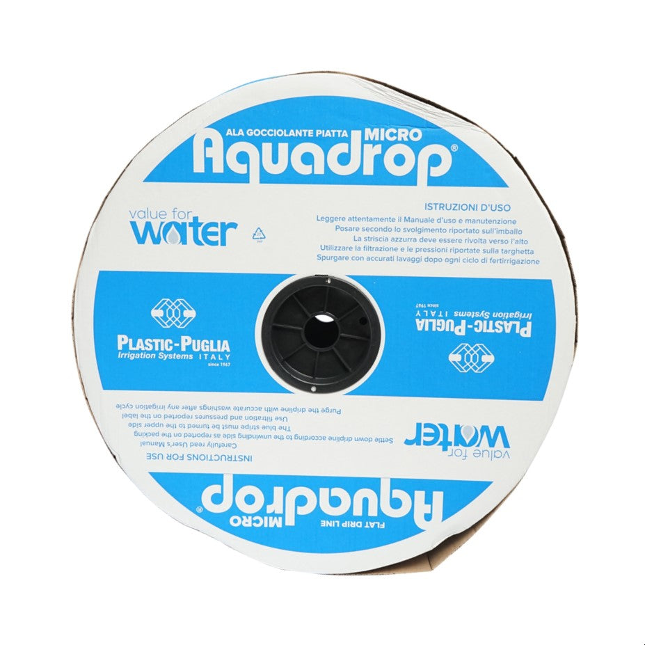 Vízcsepegtető szalag, tekercs 3000M 2.1L/H, D16mm. 30cm AquaDrop