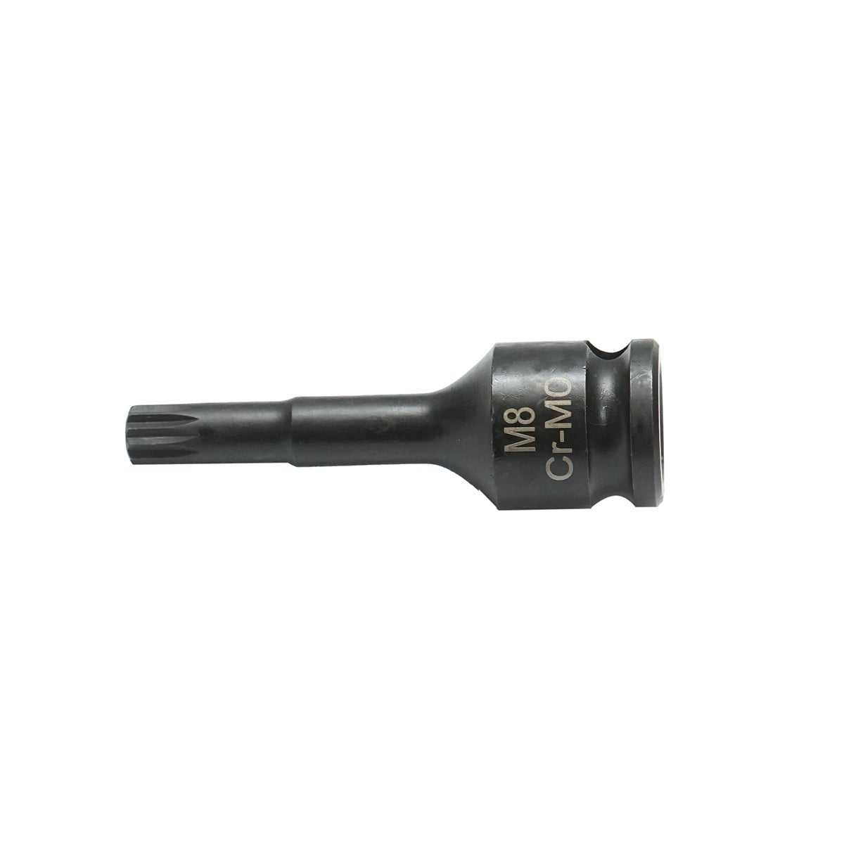Ütőcsavarkulcs spline M8, 60 mm, négyzet 3/8 Cr-Mo