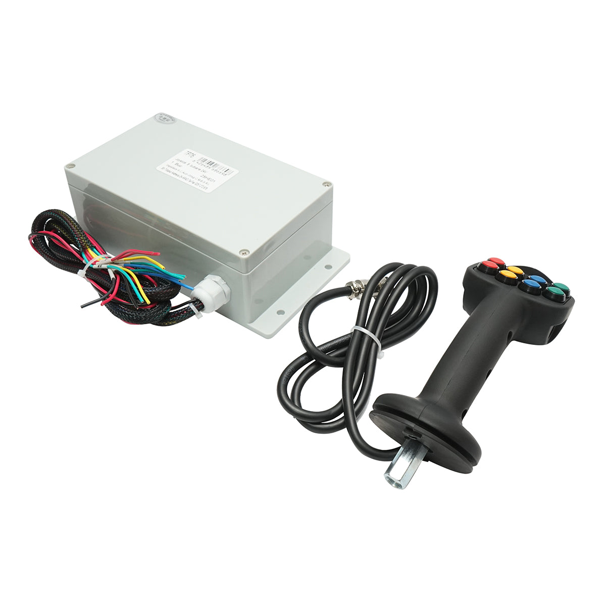8-gombos elektromos joystick 24V-os vezérlési móddal