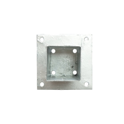 Négyszögletes oszlop tartó 71x71x150mm, horganyzott acélból