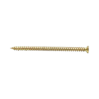 Ajtó-ablak szerelőcsavar 7.5x112mm, torx TX30, sárga cinkozott acél 100 db/doboz