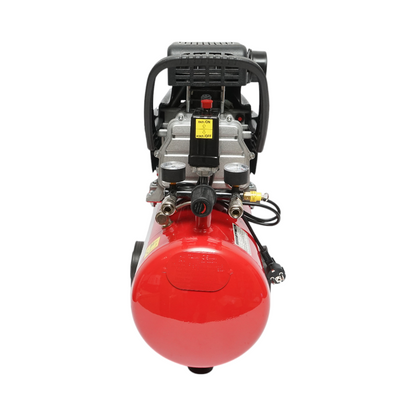 Légkompresszor 24L, motorteljesítmény 1,5KW/2CP, maximális nyomás 8 bar, szívólevegő térfogat 195L THOR