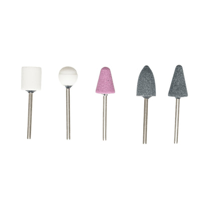 5 darabos csiszolókő készlet 3 mm-es rúddal Crownman