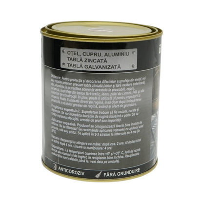 Breckner Germany 3 az 1-ben rozsdagátló email festék imperial vörös fémhez 750g, közvetlenül a rozsdára, vízalapú