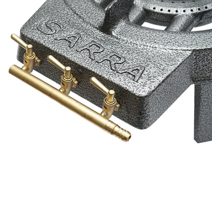 Pyrostrie, öntöttvas gázégő 3 lábbal 300x107mm