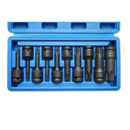 Torx 1/2 ütvecsavaros dugókulcs-készlet 10 darab Breckner Germany