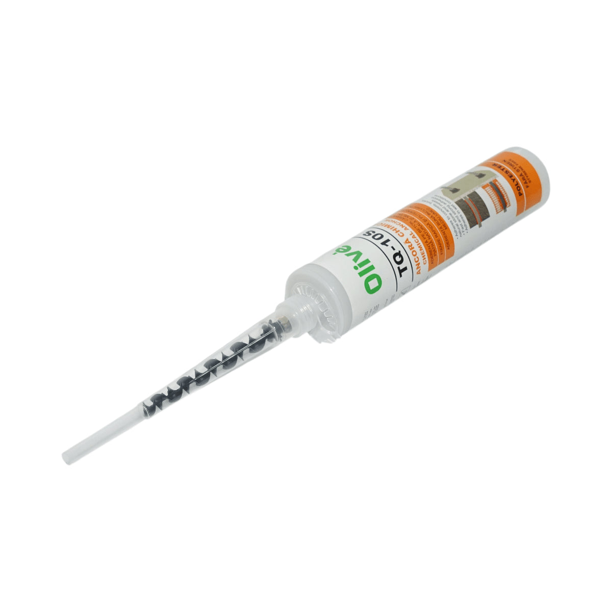 Szürke poliészter gyantán alapuló kétkomponensű, sztirolmentes kémiai horgony 300ml OLIVE OLIVE TQ-10S TQ-10S Penosil