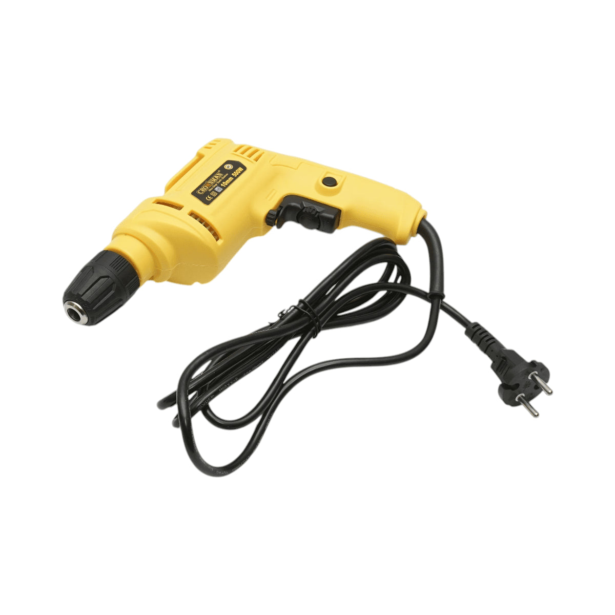 Crownman fúró- és csavarhúzó 500W, 10mm-es gyorsfúró, 3300rpm Crownman