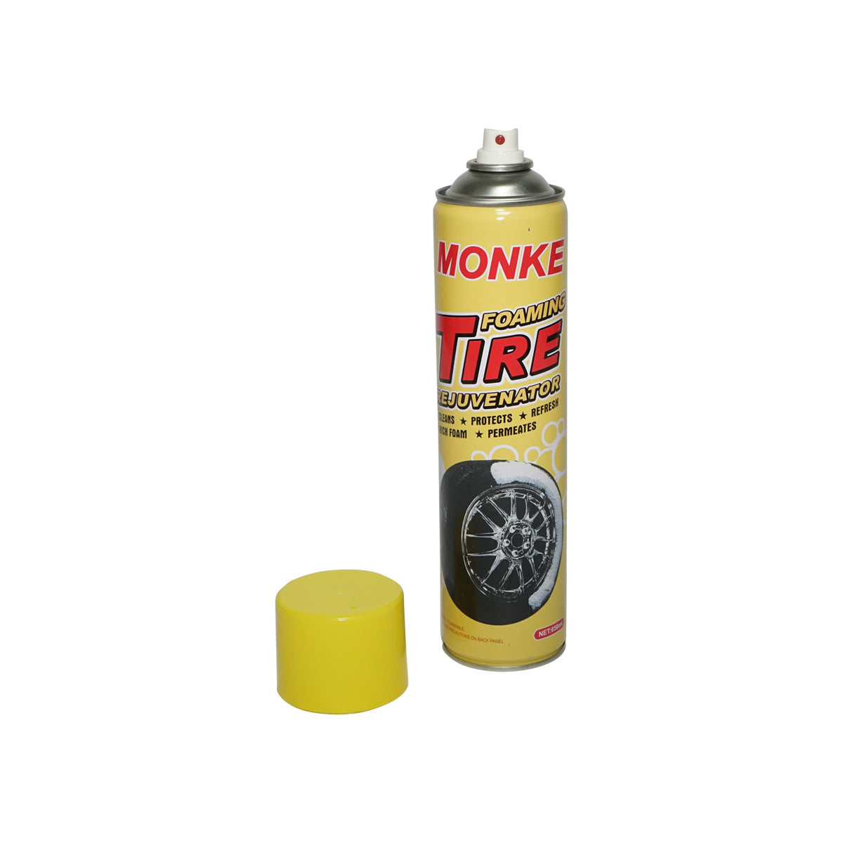 Aktív habspray gumiabroncs- és gumitisztító spray 650ml