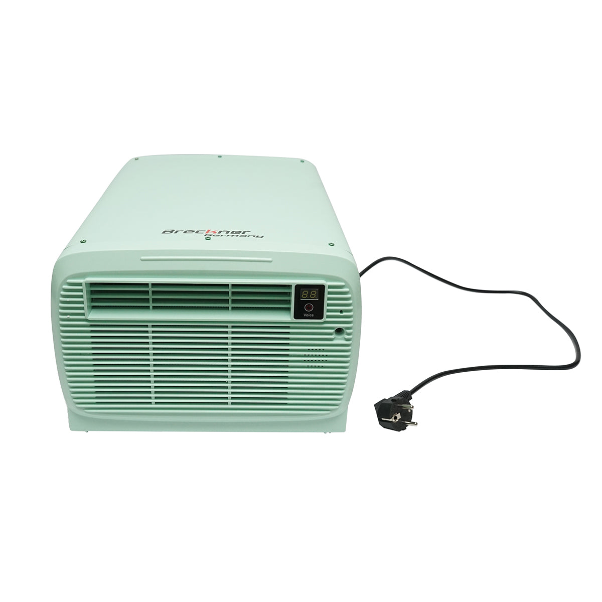Hordozható légkondicionáló 2224 BTU, 280W, 220V, párátlanító funkcióval, szellőztetéssel, távirányítóval, hangutasításokkal, telepítőkészlet tartozék Breckner Germany