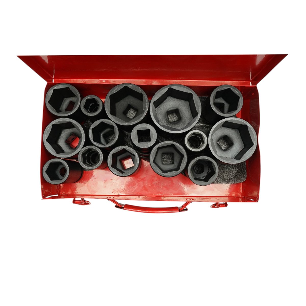Breckner Germany ütve csavarhúzó hosszú fejű Ütődugókulcs készlet 22-60mm, 3/4 inch négyzet Cr-Mo 15 darab