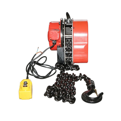 Elektromos acél emelő 380V, 500W, 3m-es lánccal, maximális teherbírás 2000 kg, biztonsági horog Breckner Germany
