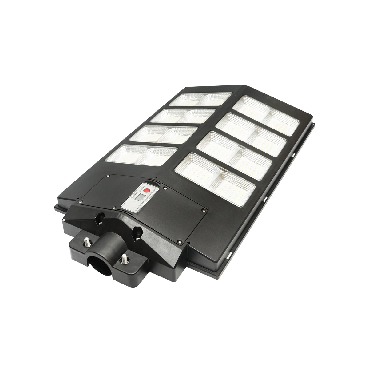 300W LED napelemes utcai lámpa 6500K napelemmel, távirányítóval, mozgásérzékelővel és oszlopra szerelhető Breckner Germany