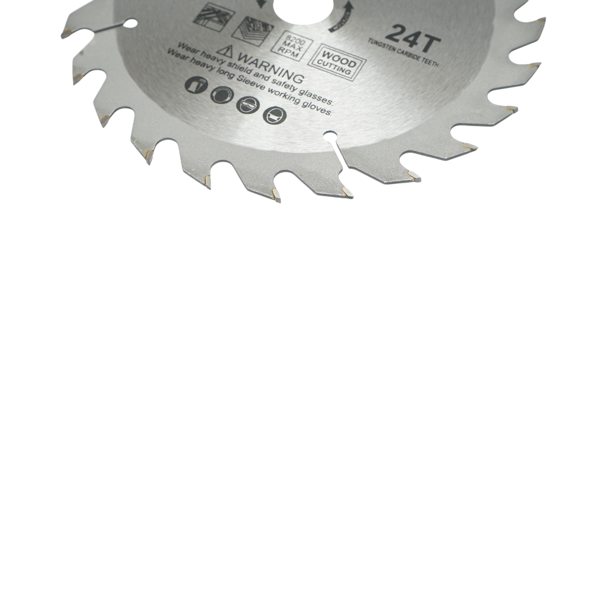 Kör alakú tárcsa fához 185x22.23mm, max. fordulatszám 8200rpm, 24 fog Crownman