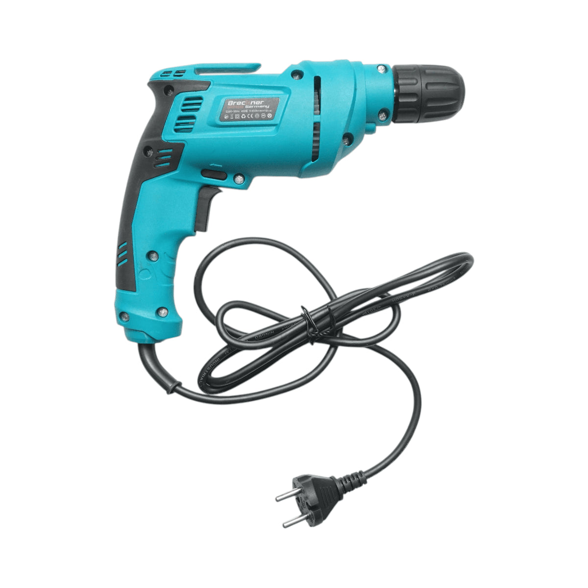 Fúró és csavarhúzó 400W, 220V, 10mm tokmány, fordulatszám 4500rpm Breckner Germany