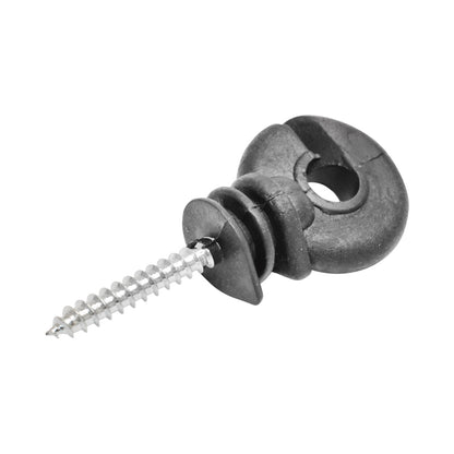 Prémium gyűrű szigetelő ABS anyagból kiváló minőségű fekete fényes fekete magas fényű elektromos kerítés 88x38mm Breckner Germany